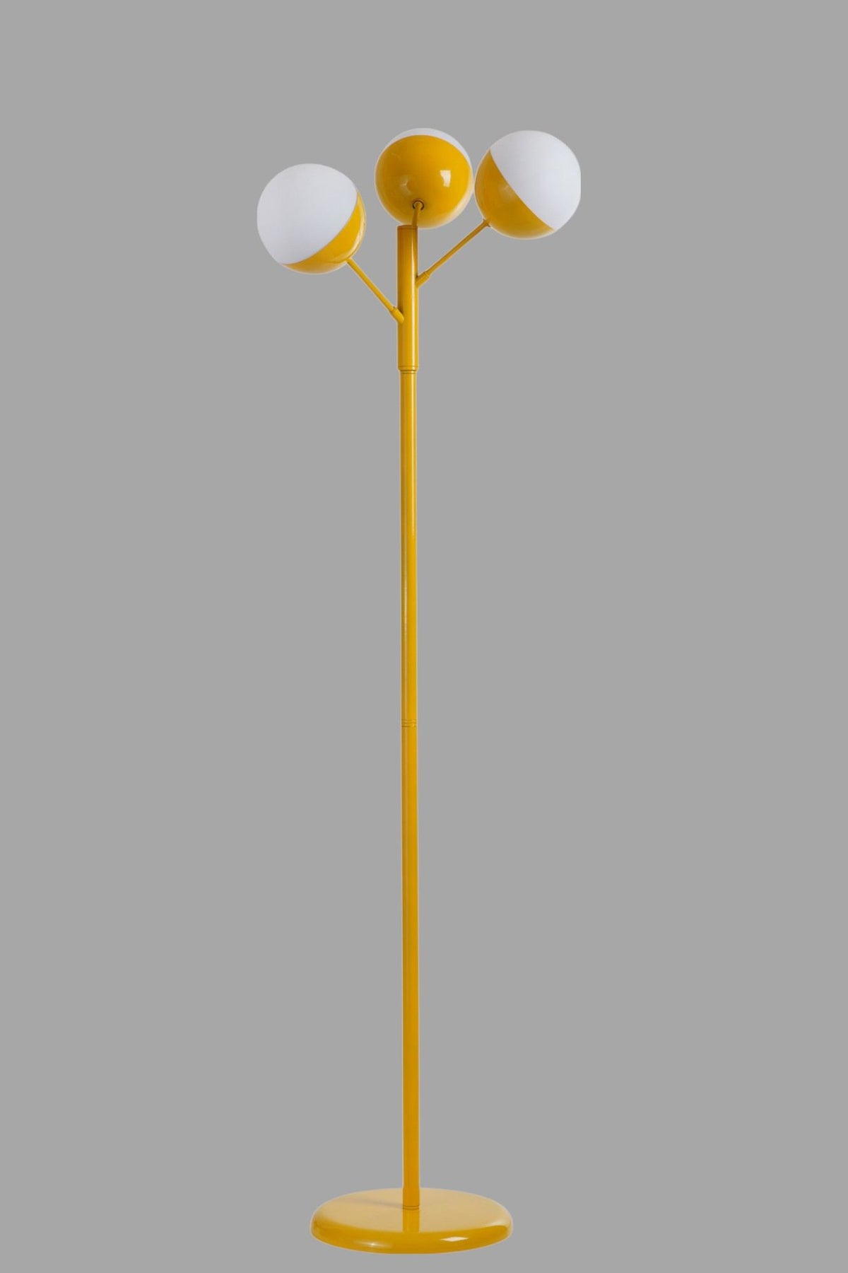 Podna lampa 340, bijela, senf