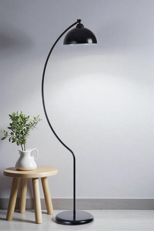 Podna lampa 487, crna