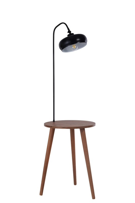 Podna lampa 791, crna, bukva