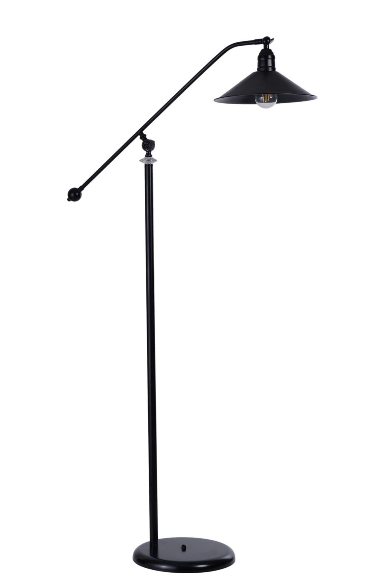 Podna lampa 968, crna