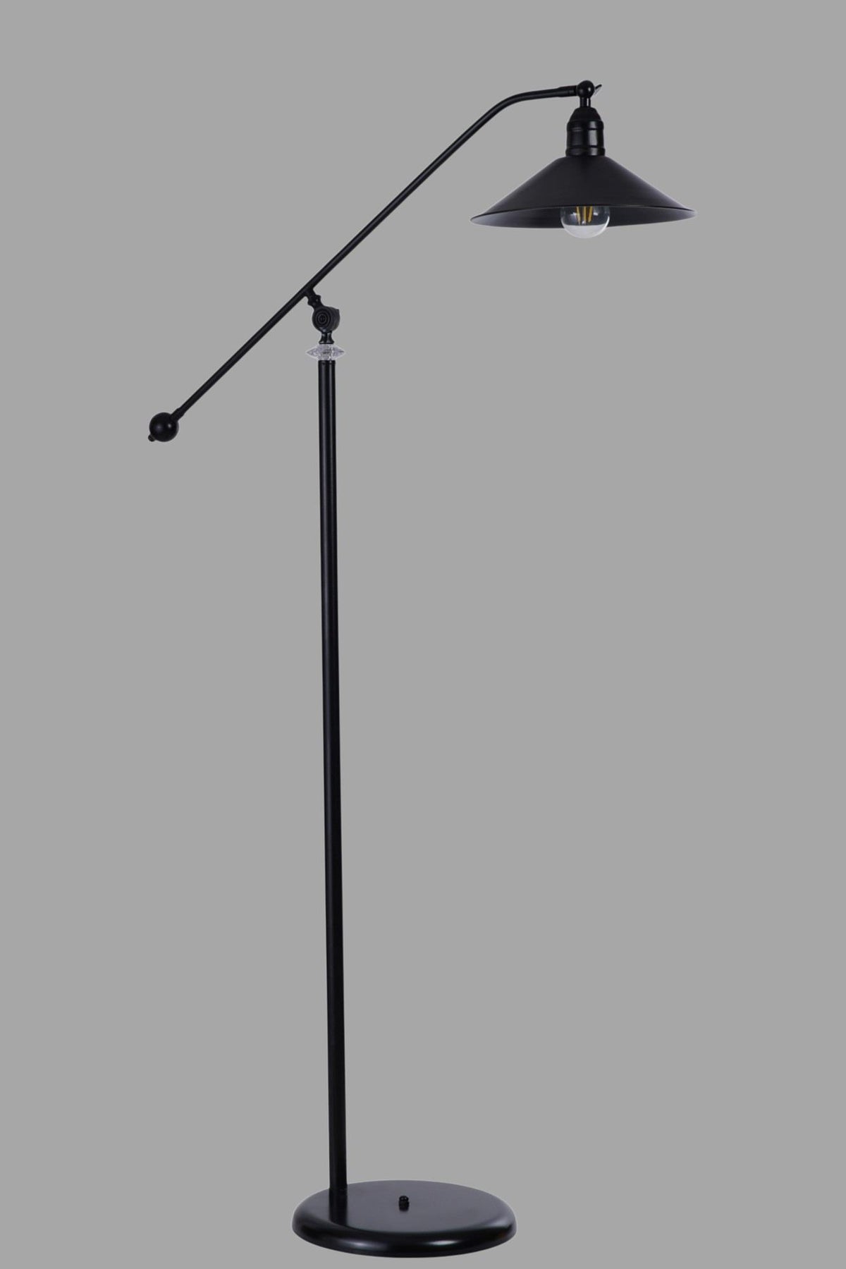 Podna lampa 968, crna