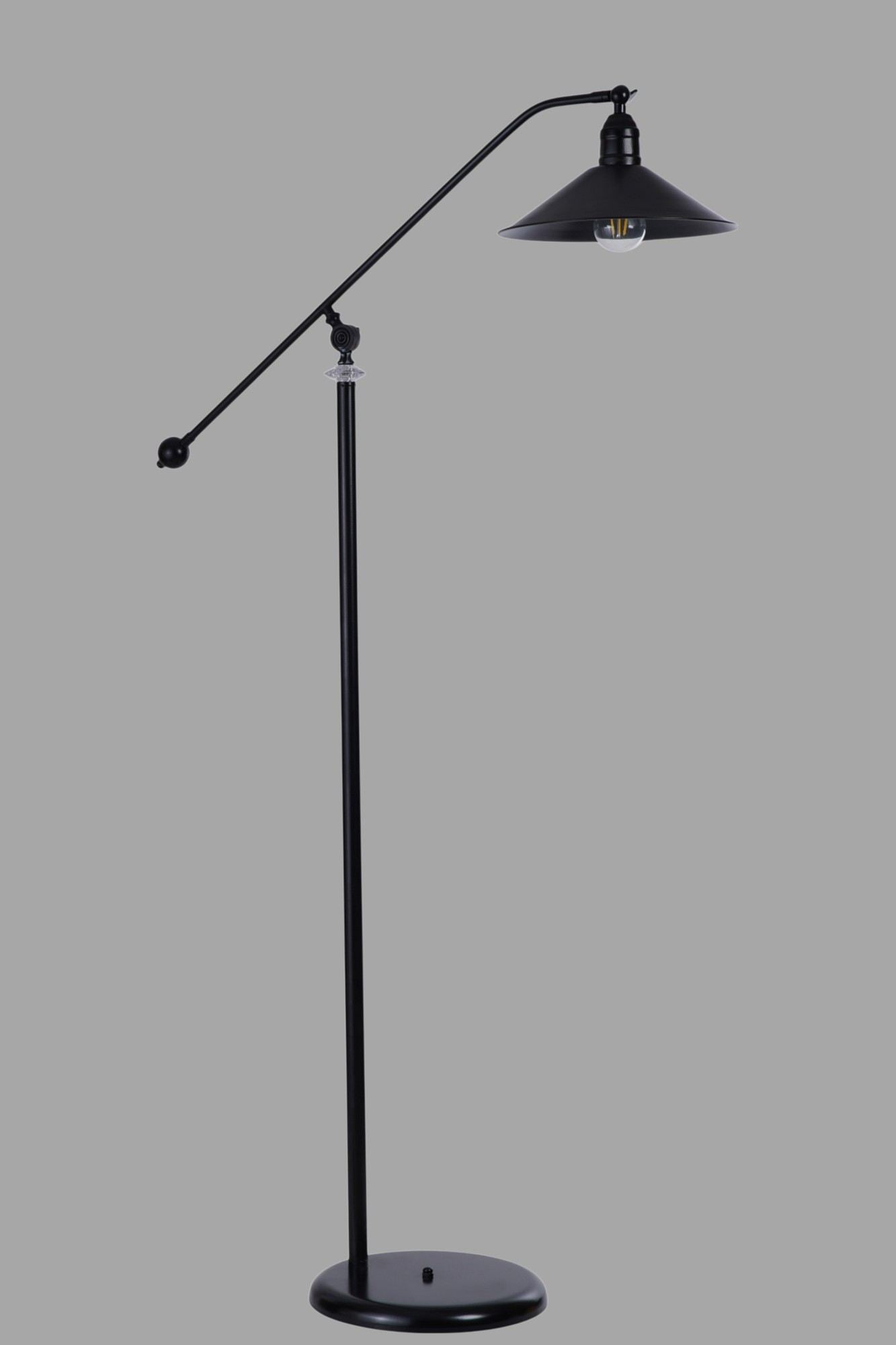 Podna lampa 968, crna