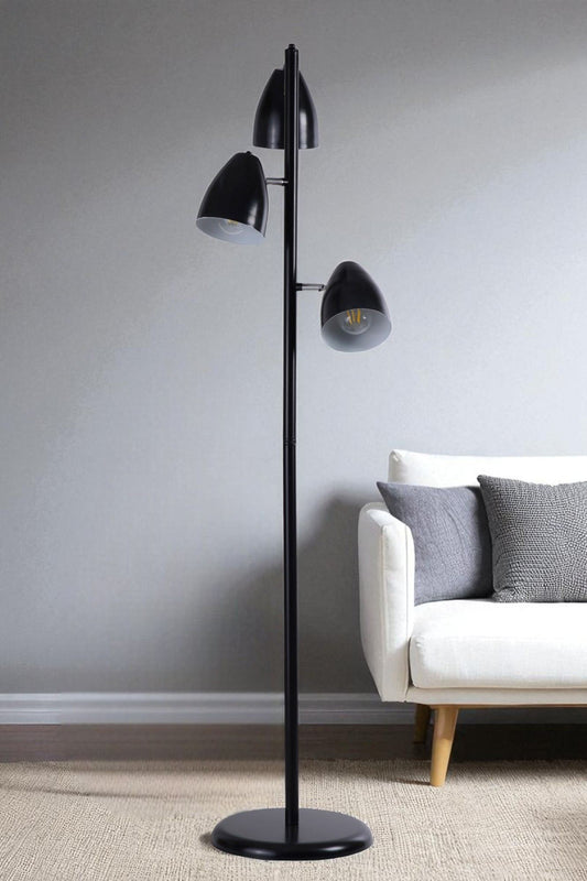 Podna lampa 040, crna