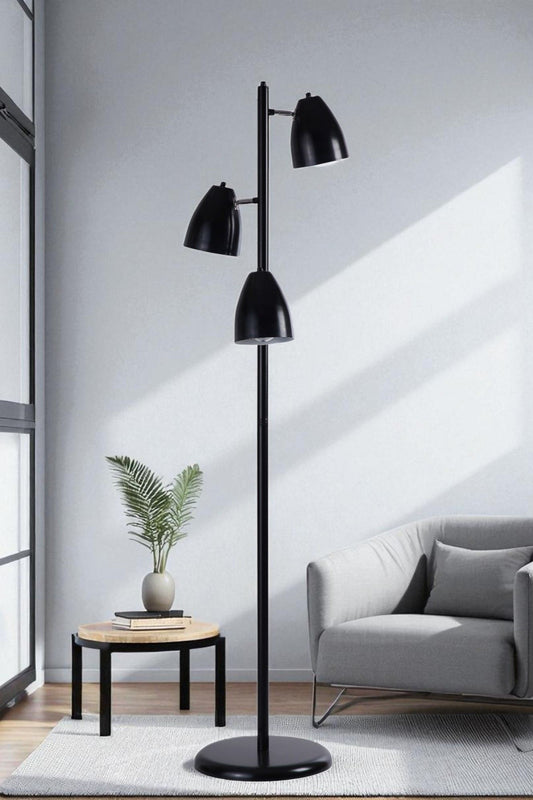 Podna lampa 040, crna
