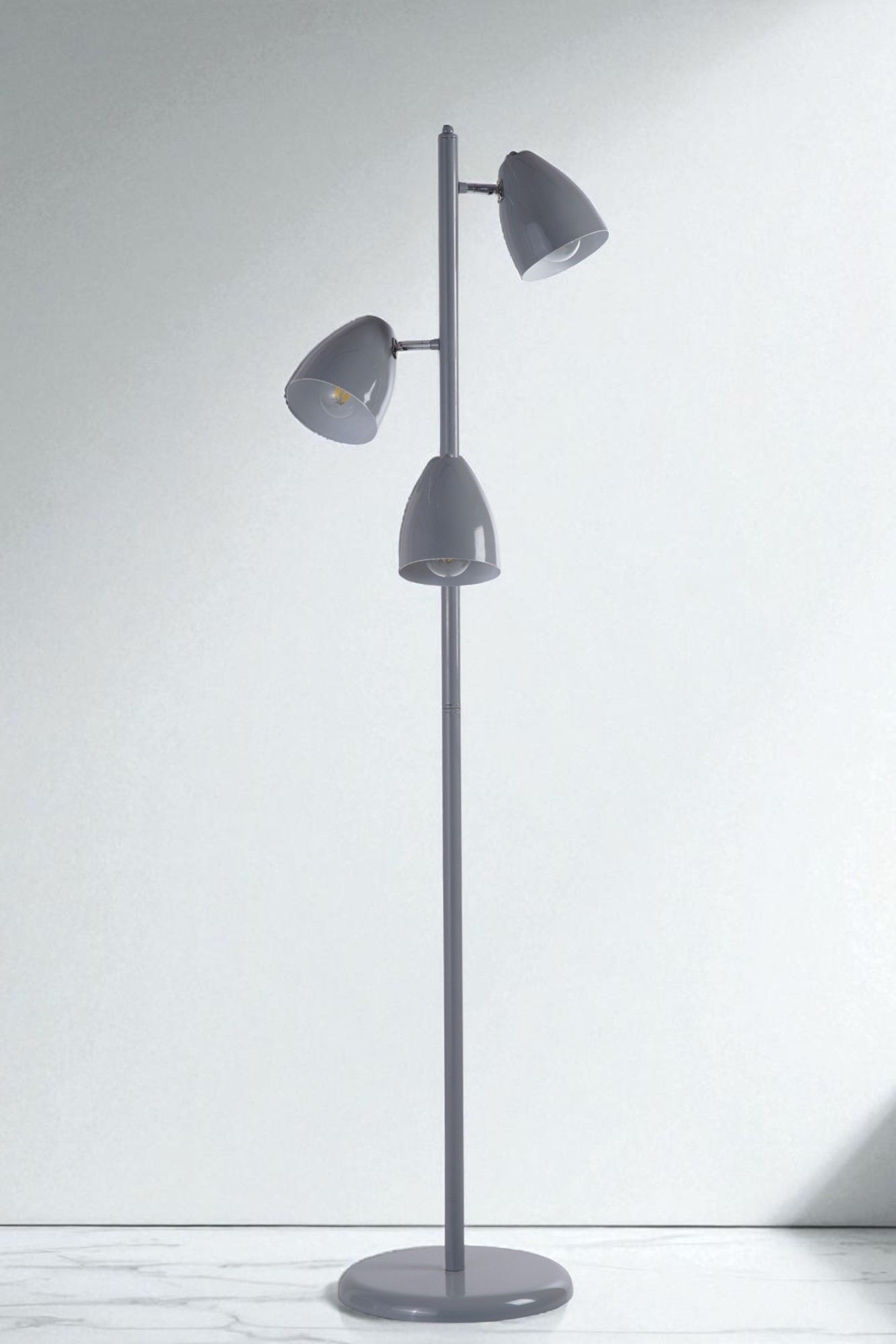 Podna lampa 088, siva
