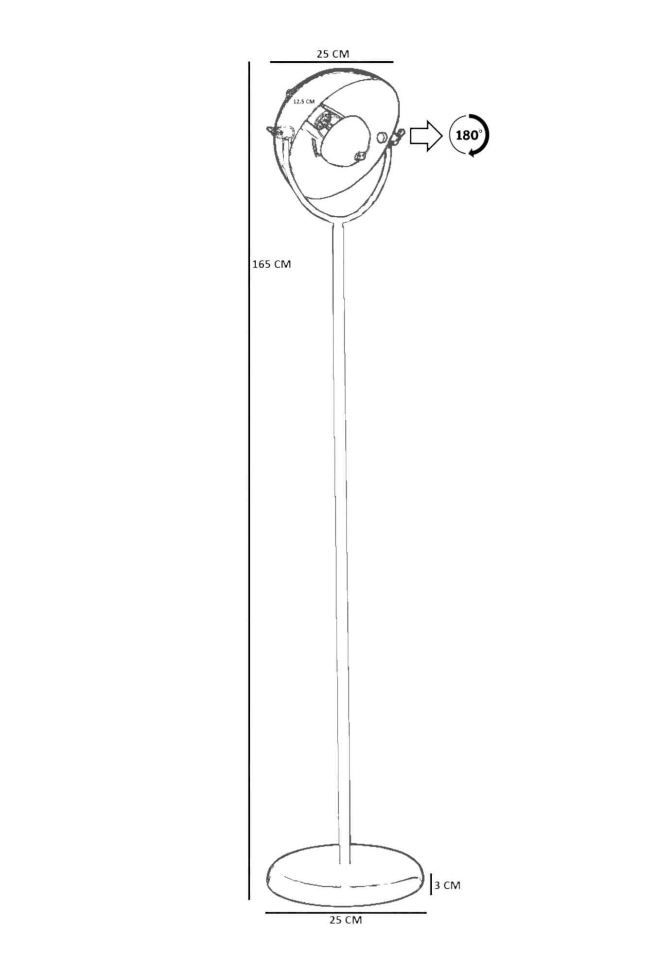 Podna lampa 163, Mint