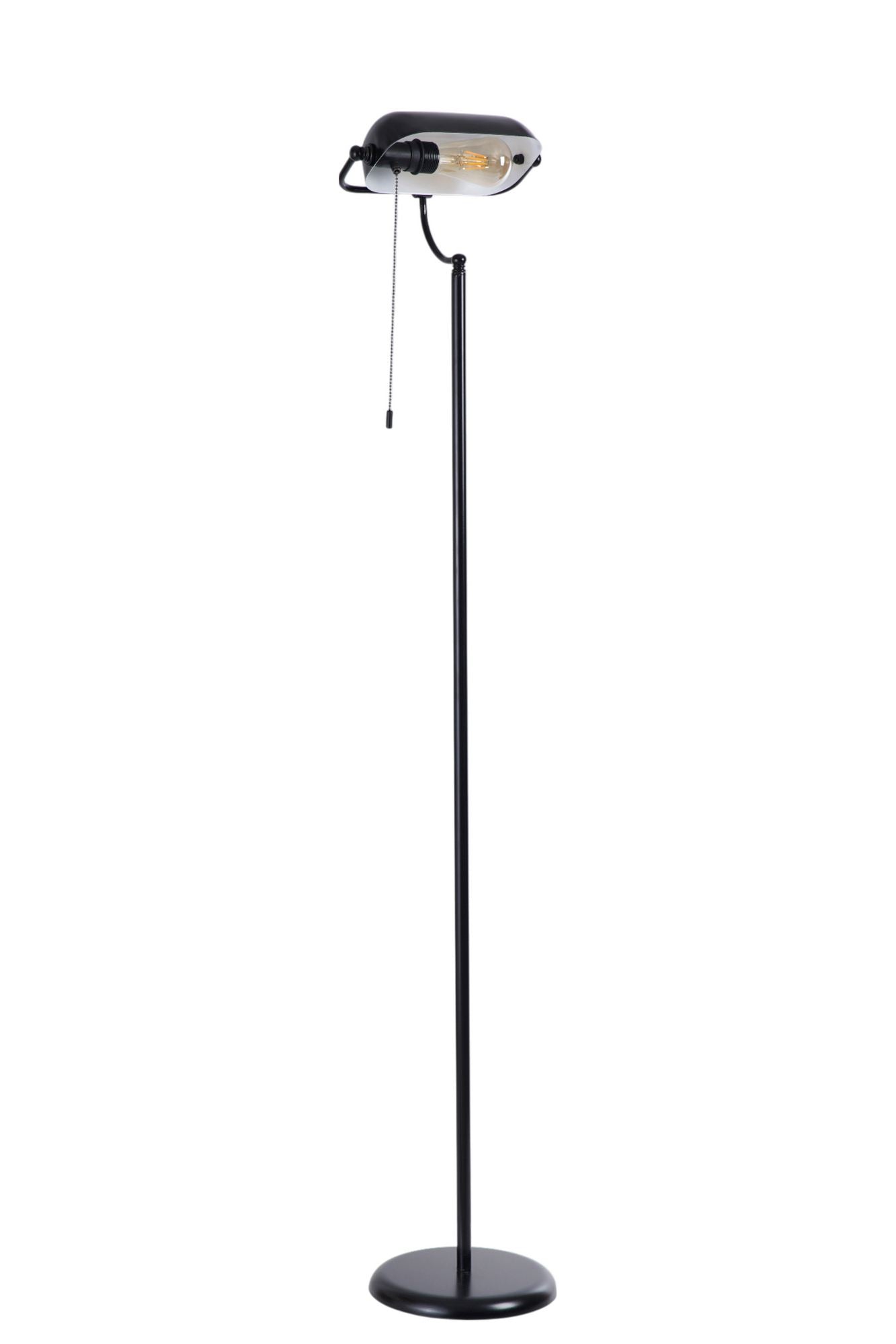 Podna lampa 224, crna