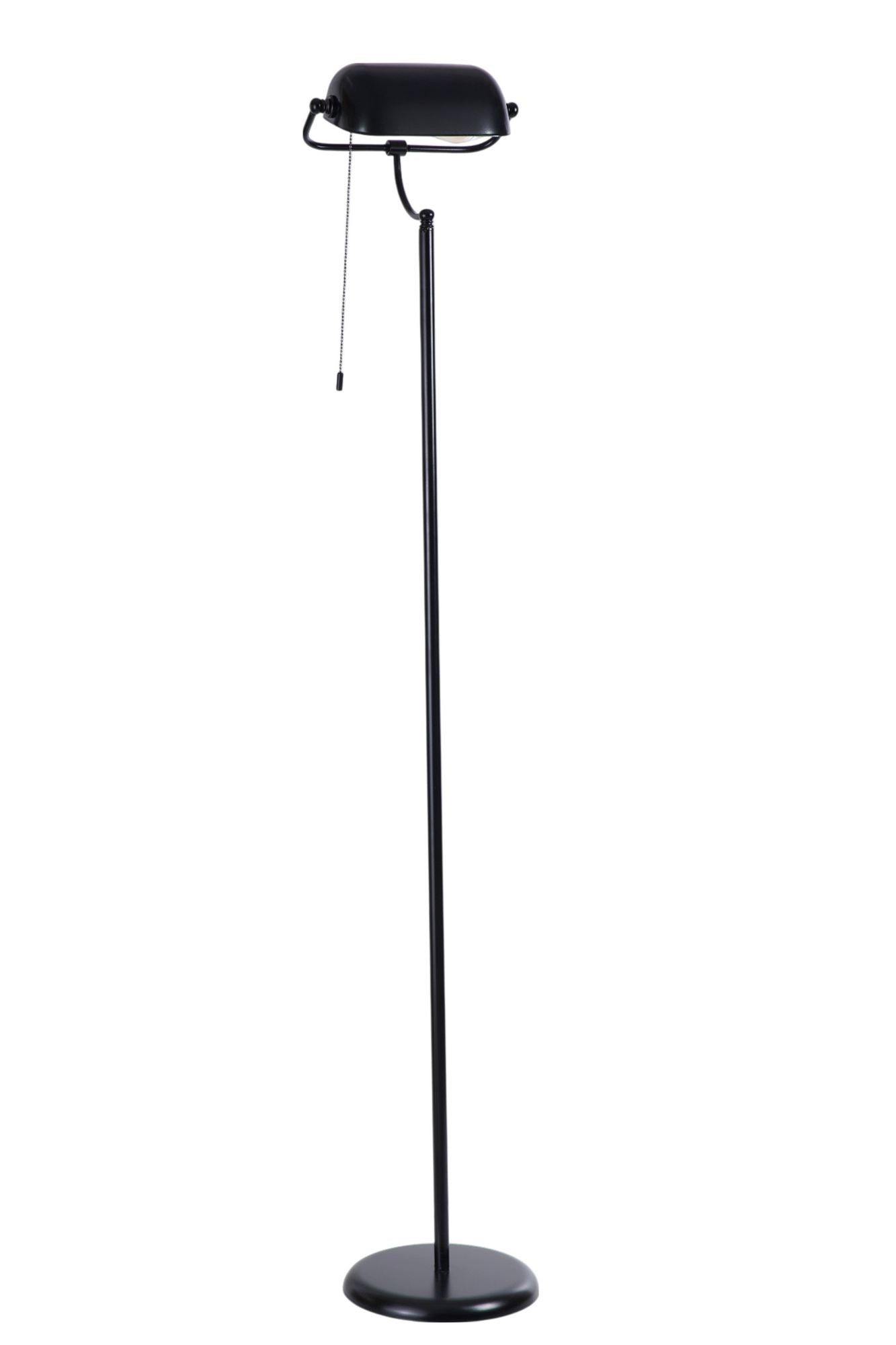 Podna lampa 224, crna