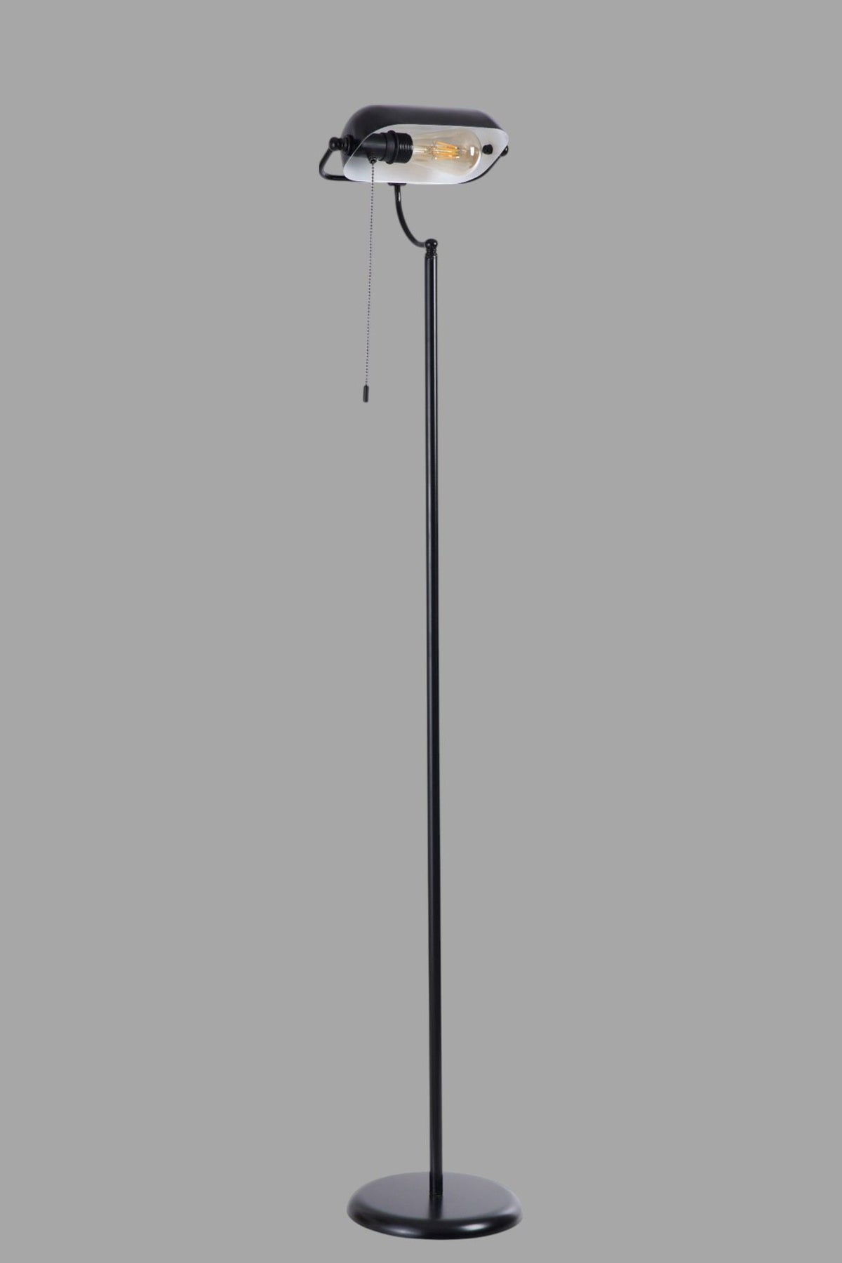 Podna lampa 224, crna