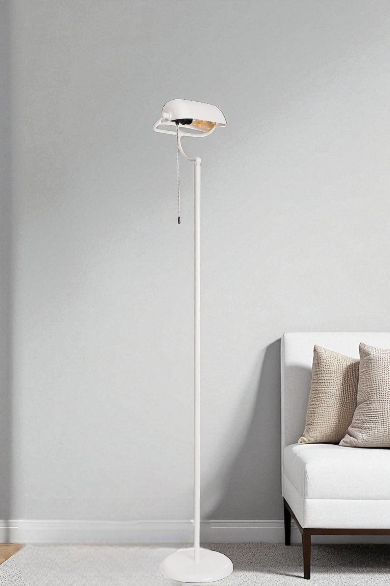 Podna lampa 262, bijela