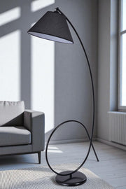 Podna lampa 279, crna