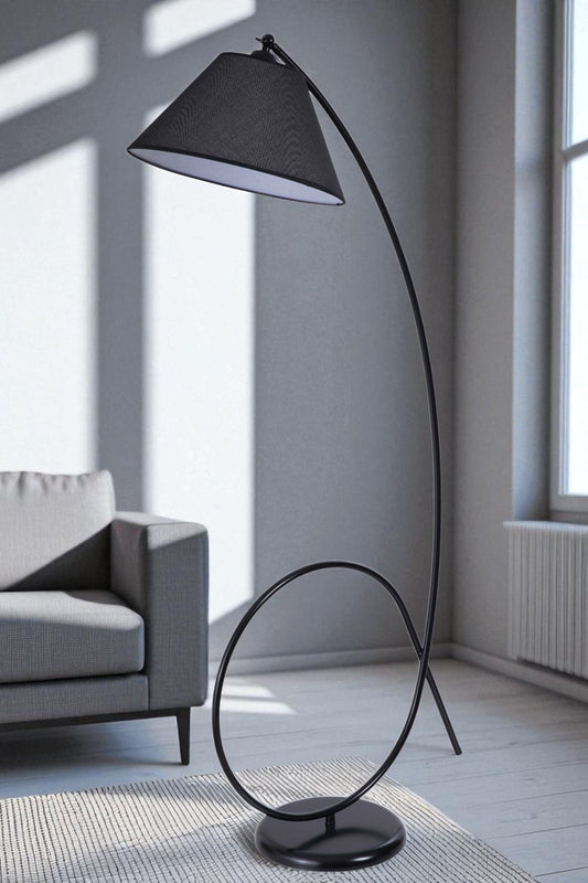 Podna lampa 279, crna