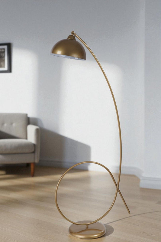 Podna lampa 330, zlatna
