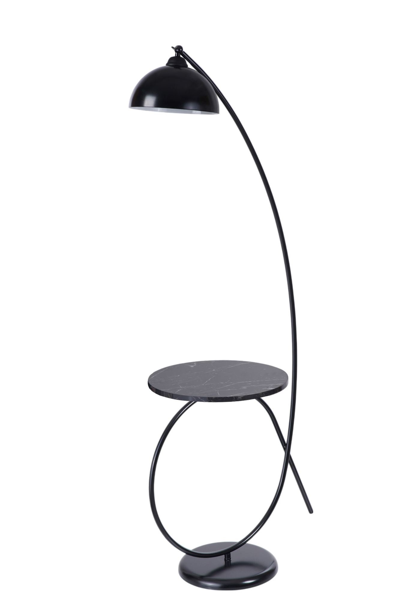 Podna lampa 408, crna