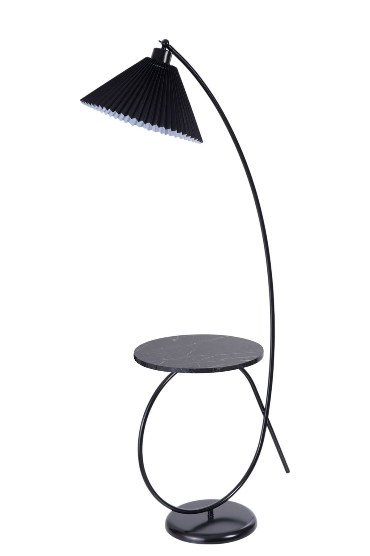 Podna lampa 415, crna