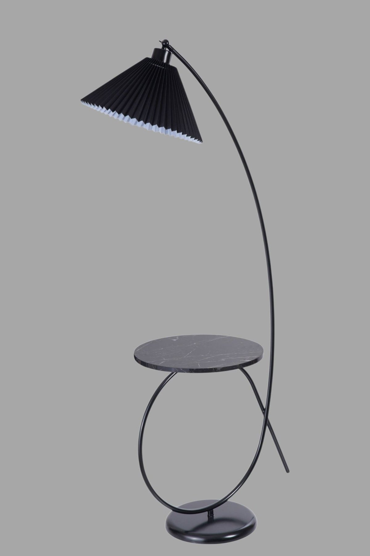Podna lampa 415, crna