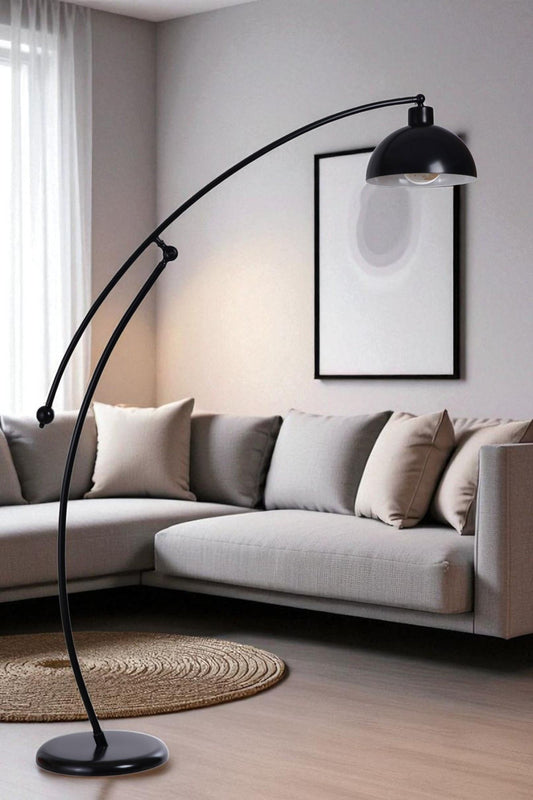 Podna lampa 545, crna