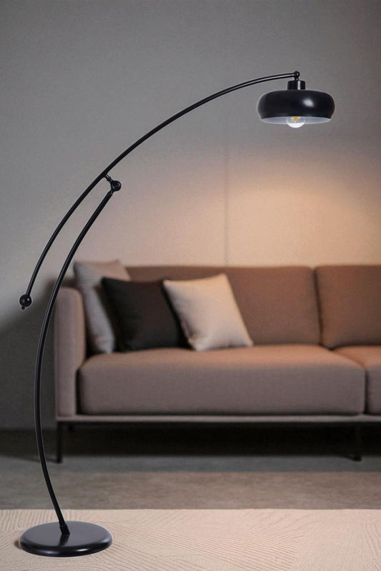 Podna lampa 569, crna