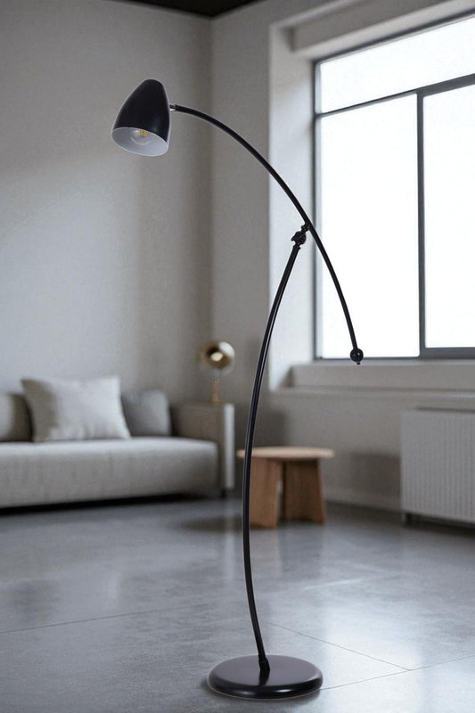 Podna lampa 576, crna
