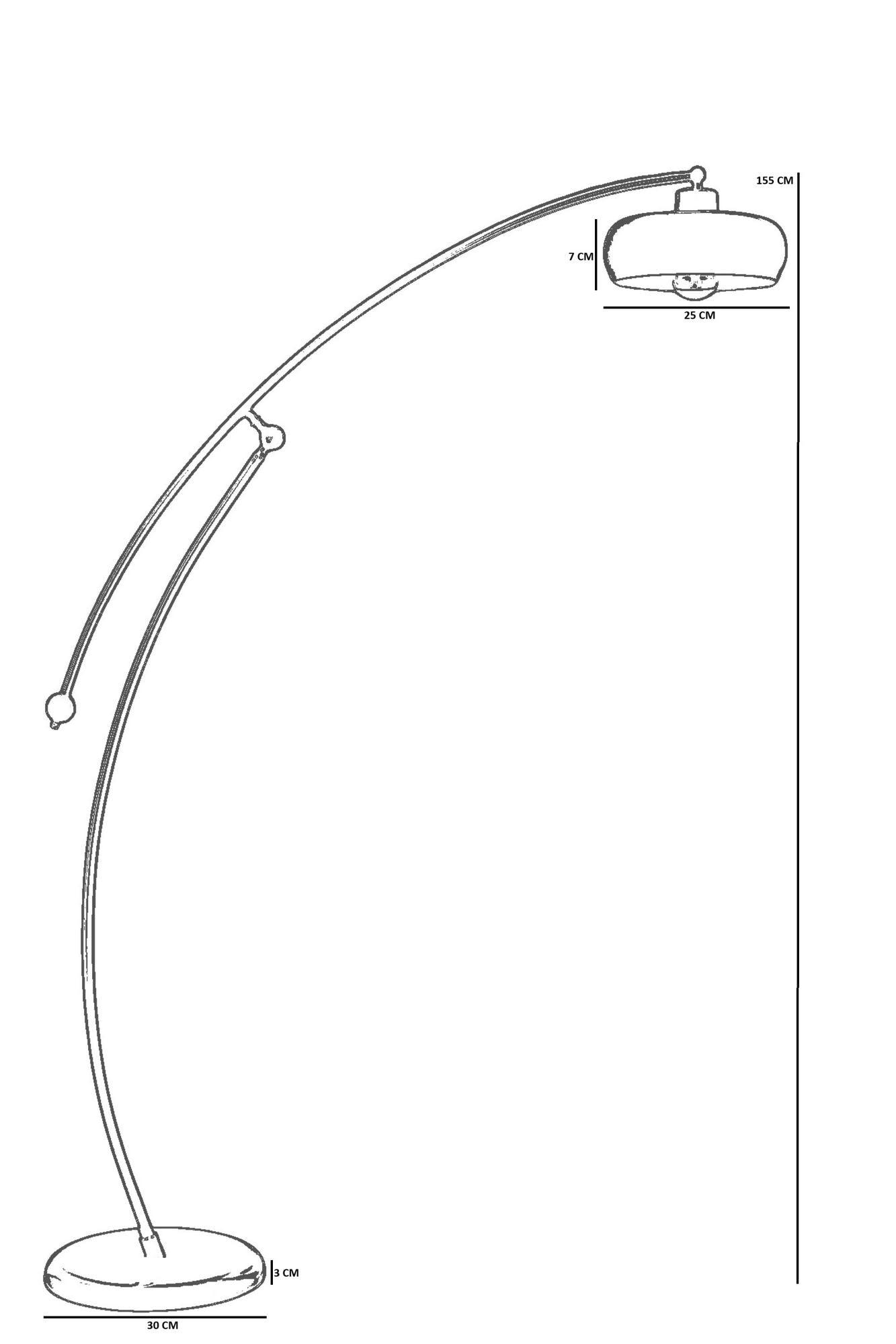 Podna lampa 682, menta