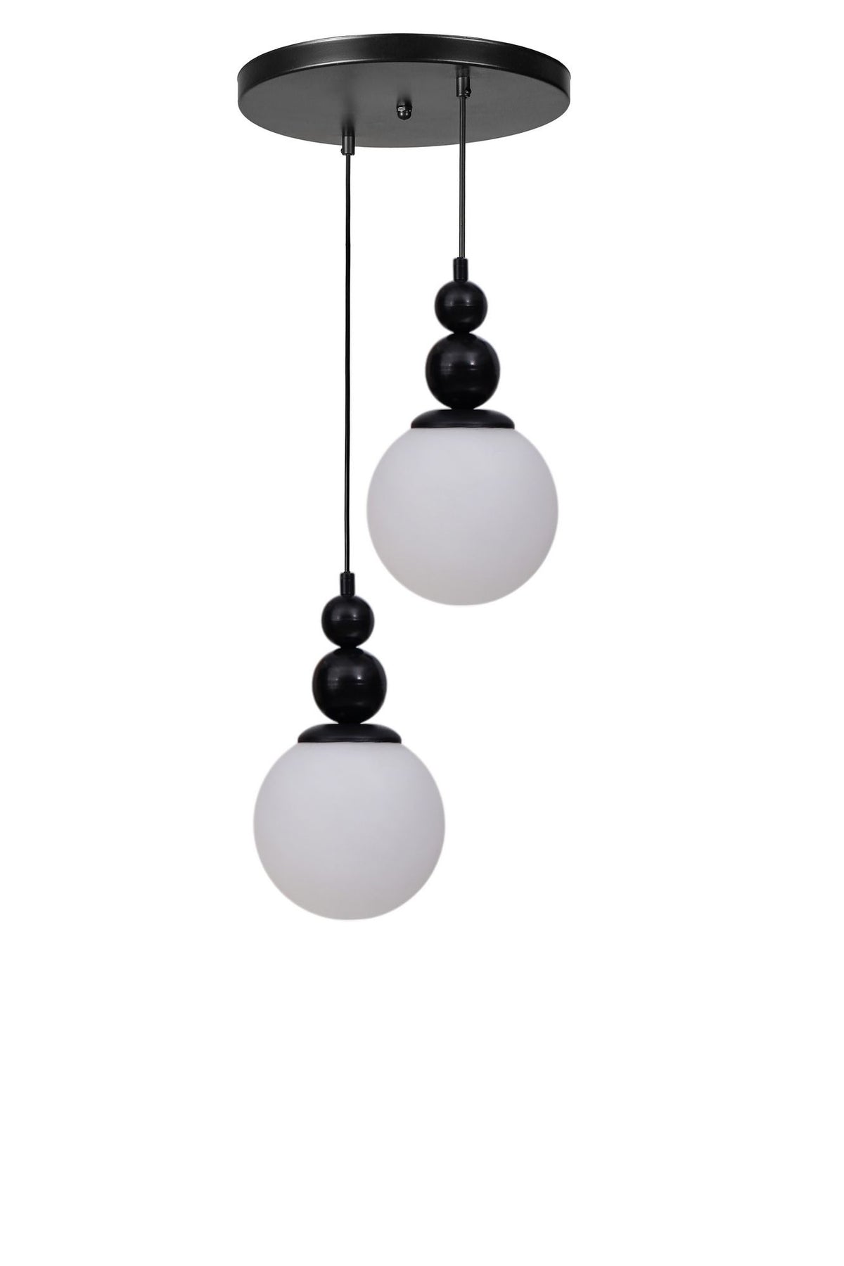 Luster 690, bijela, crna