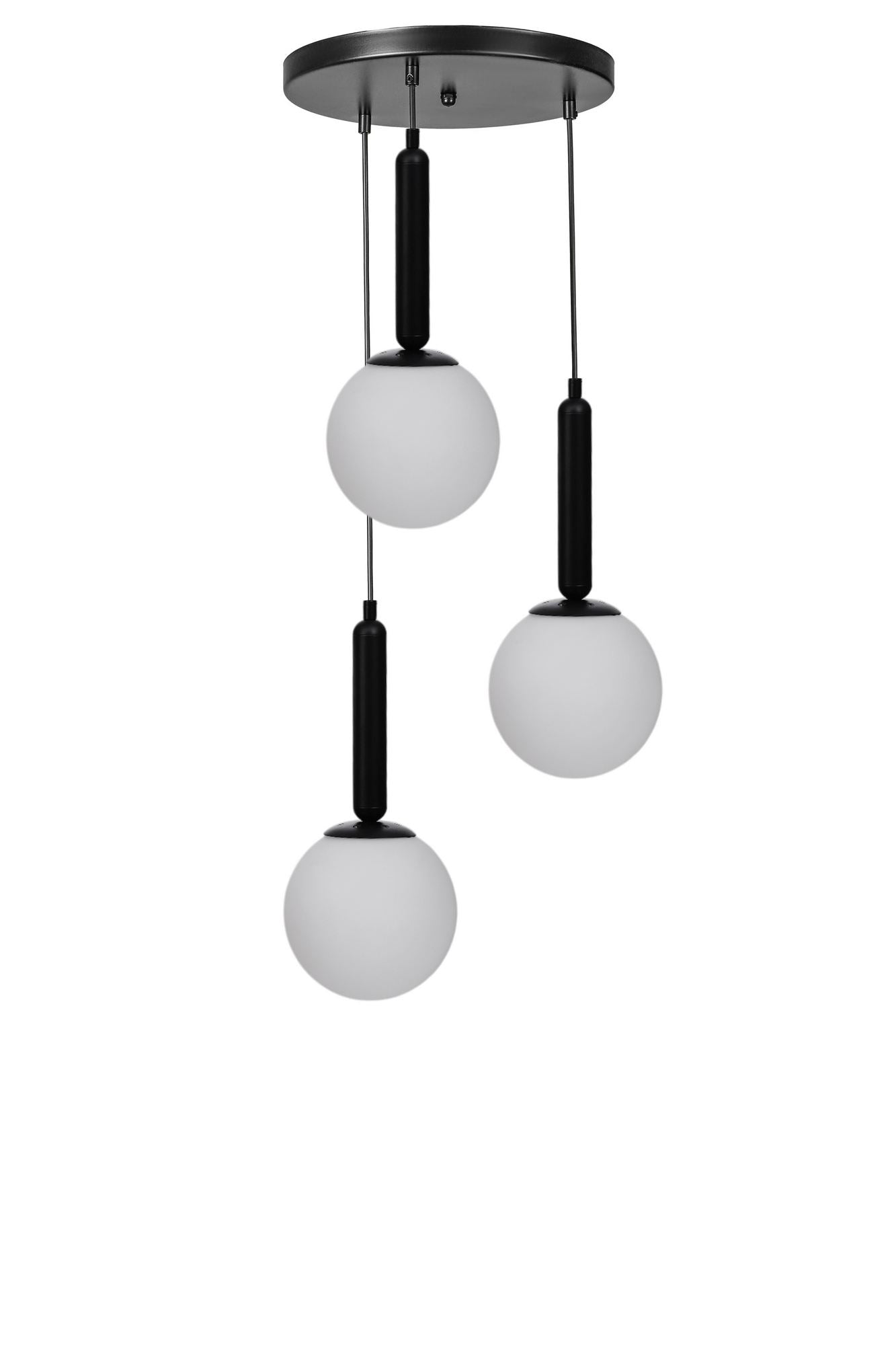Luster 000, Bijela, Crna