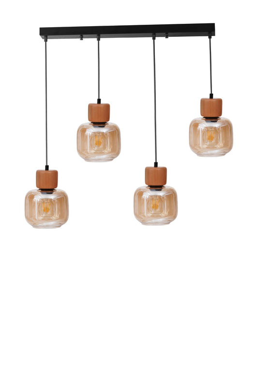 Luster 697, med, hrast, crna