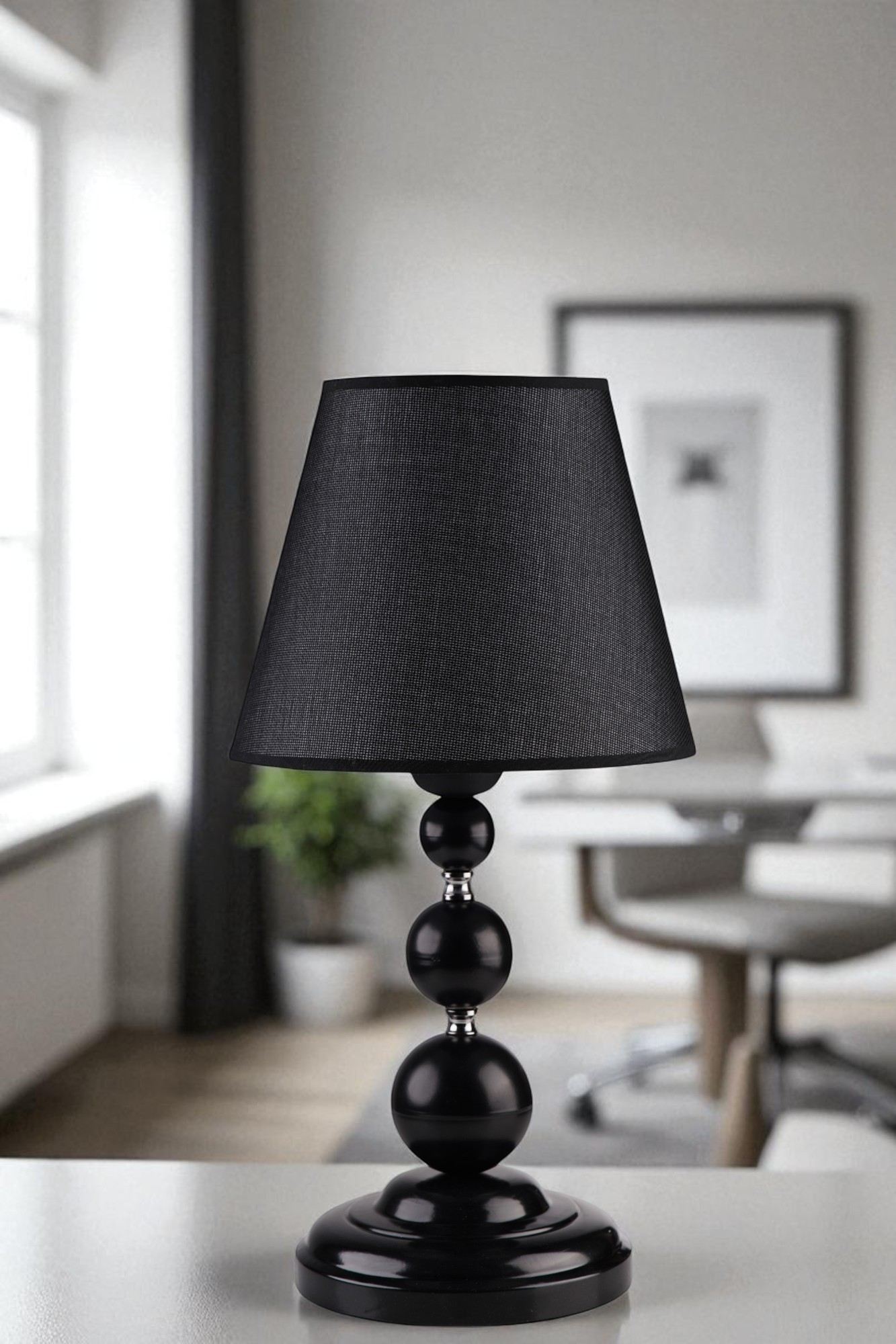 Stolna lampa 472, crna