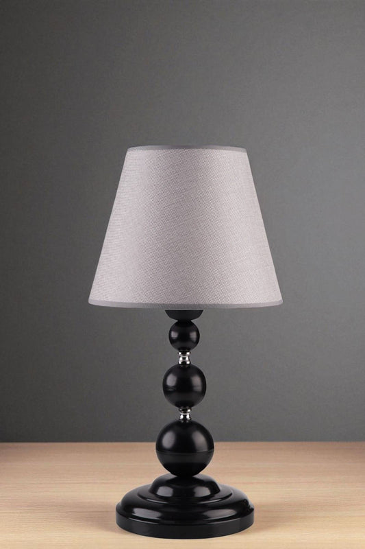 Stolna lampa 489, siva, crna