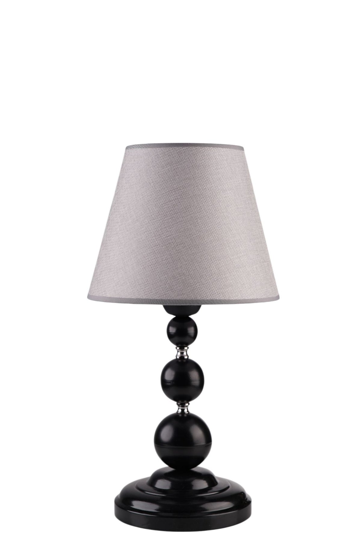 Stolna lampa 489, siva, crna