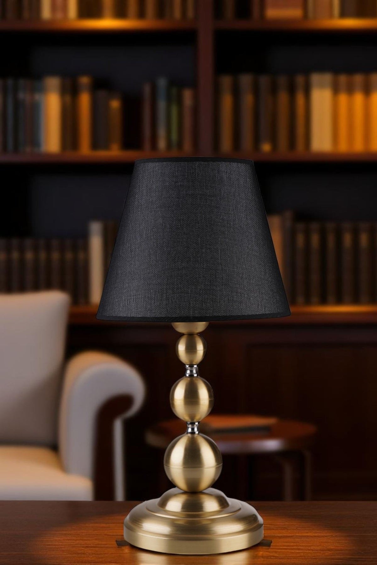 Stolna Lampa 496, Crna, Zlatna