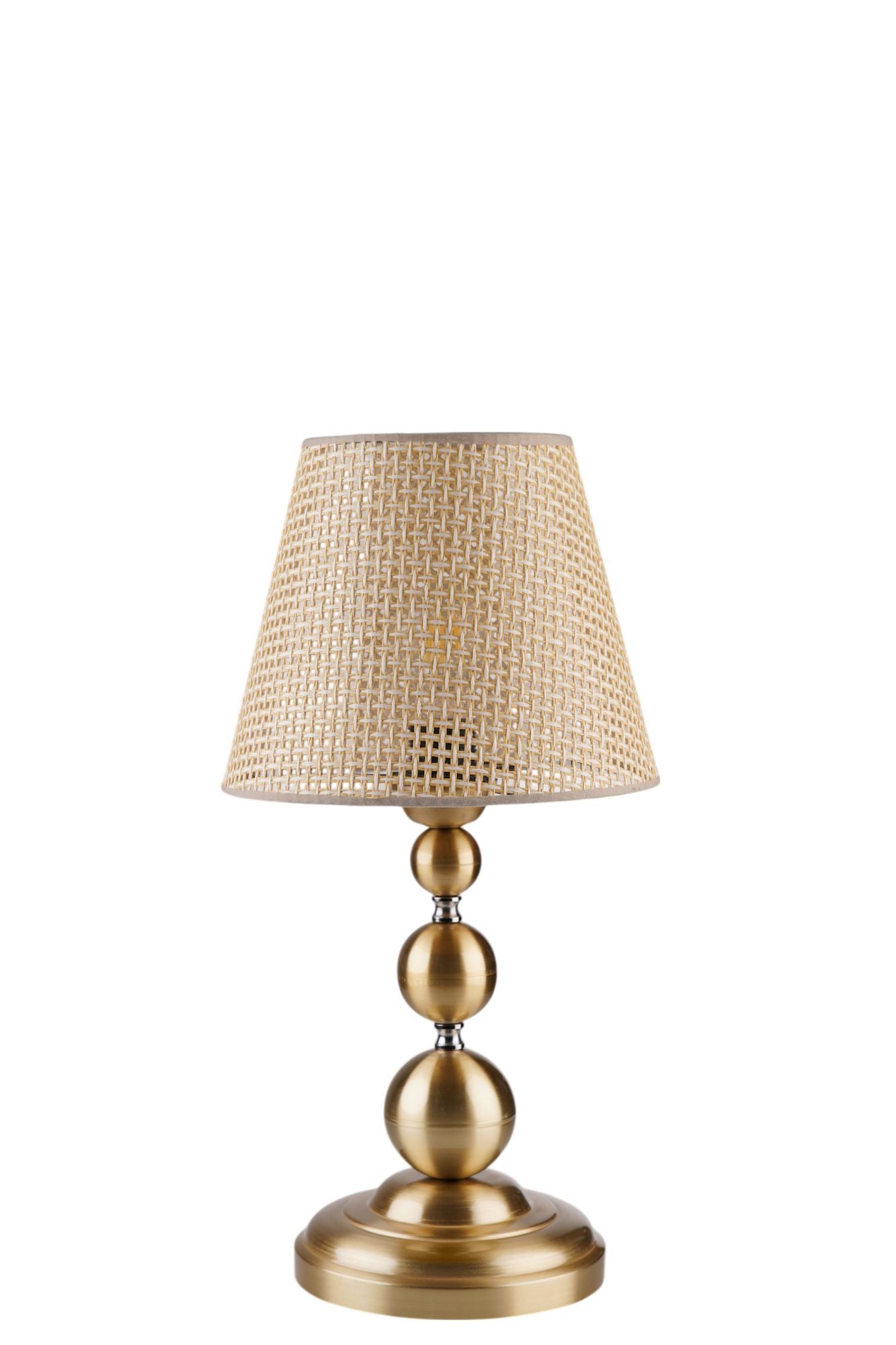 Stolna Lampa 502, Bež, Zlatna