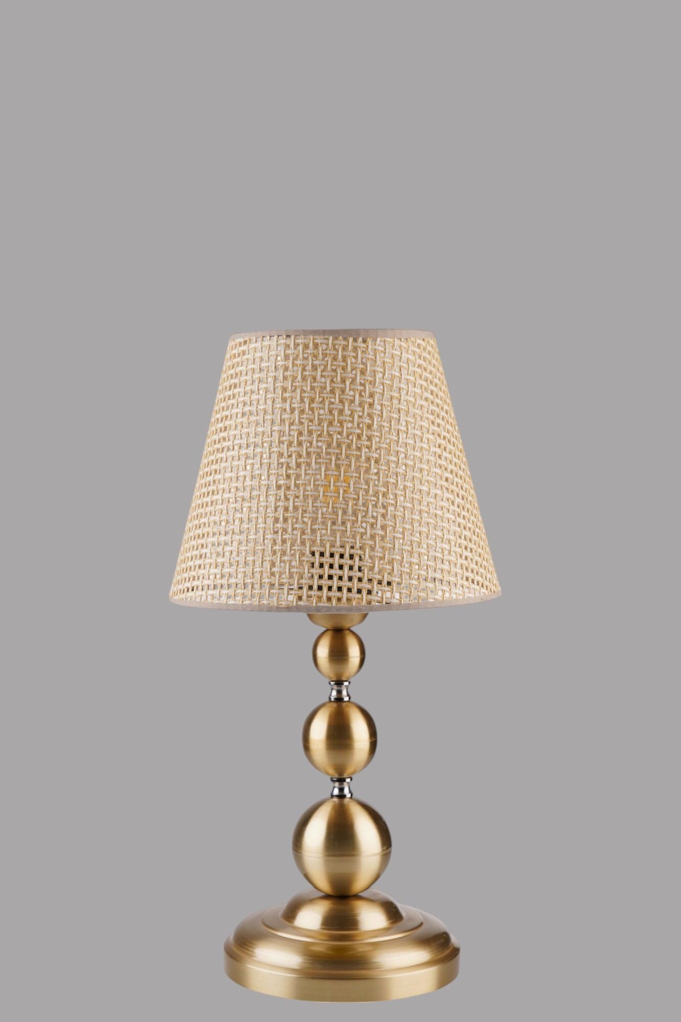 Stolna Lampa 502, Bež, Zlatna