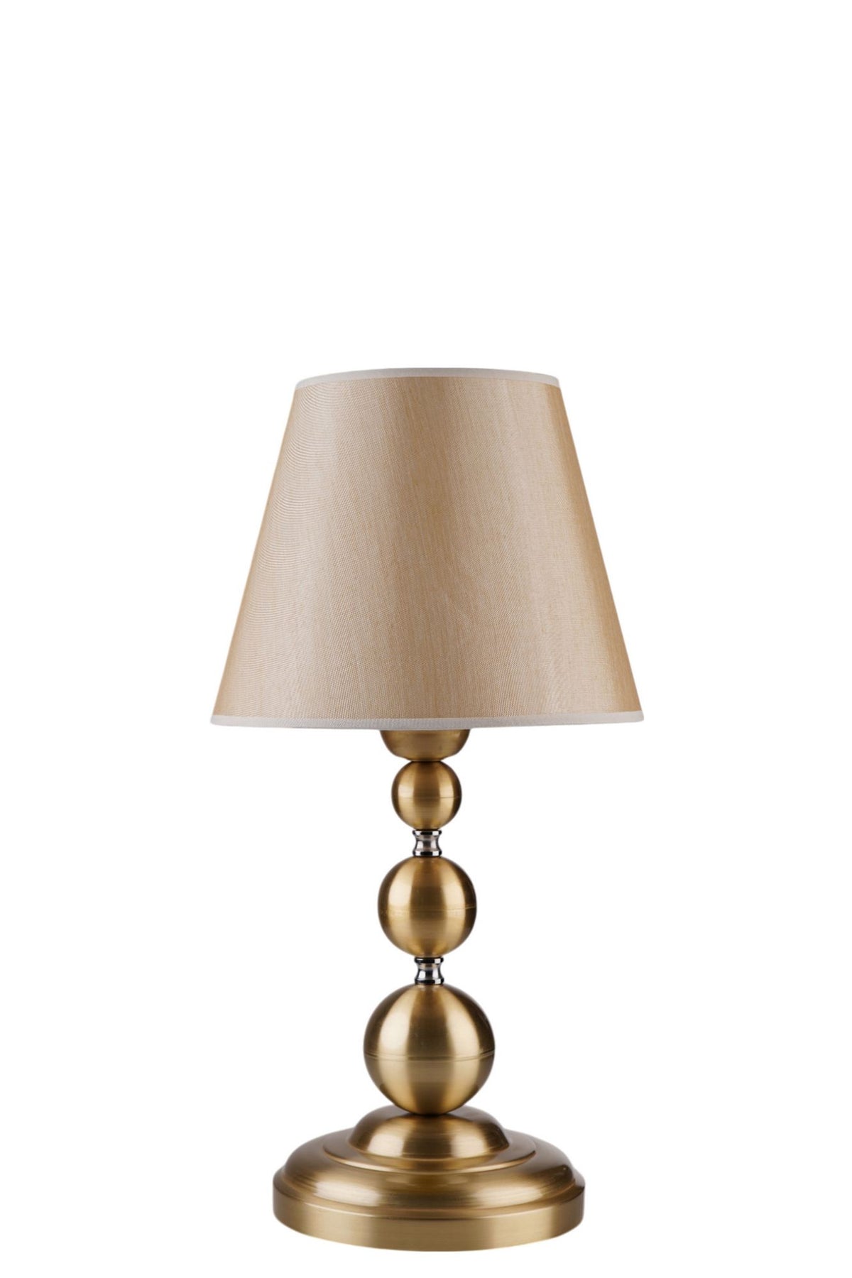 Stolna lampa 519, bež, zlatna