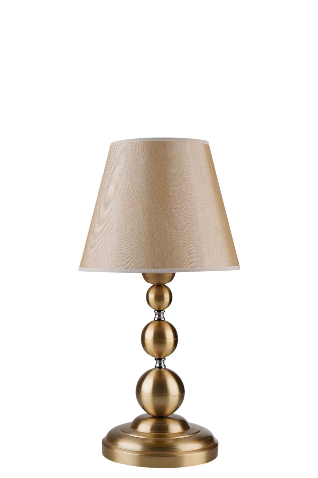 Stolna lampa 519, bež, zlatna