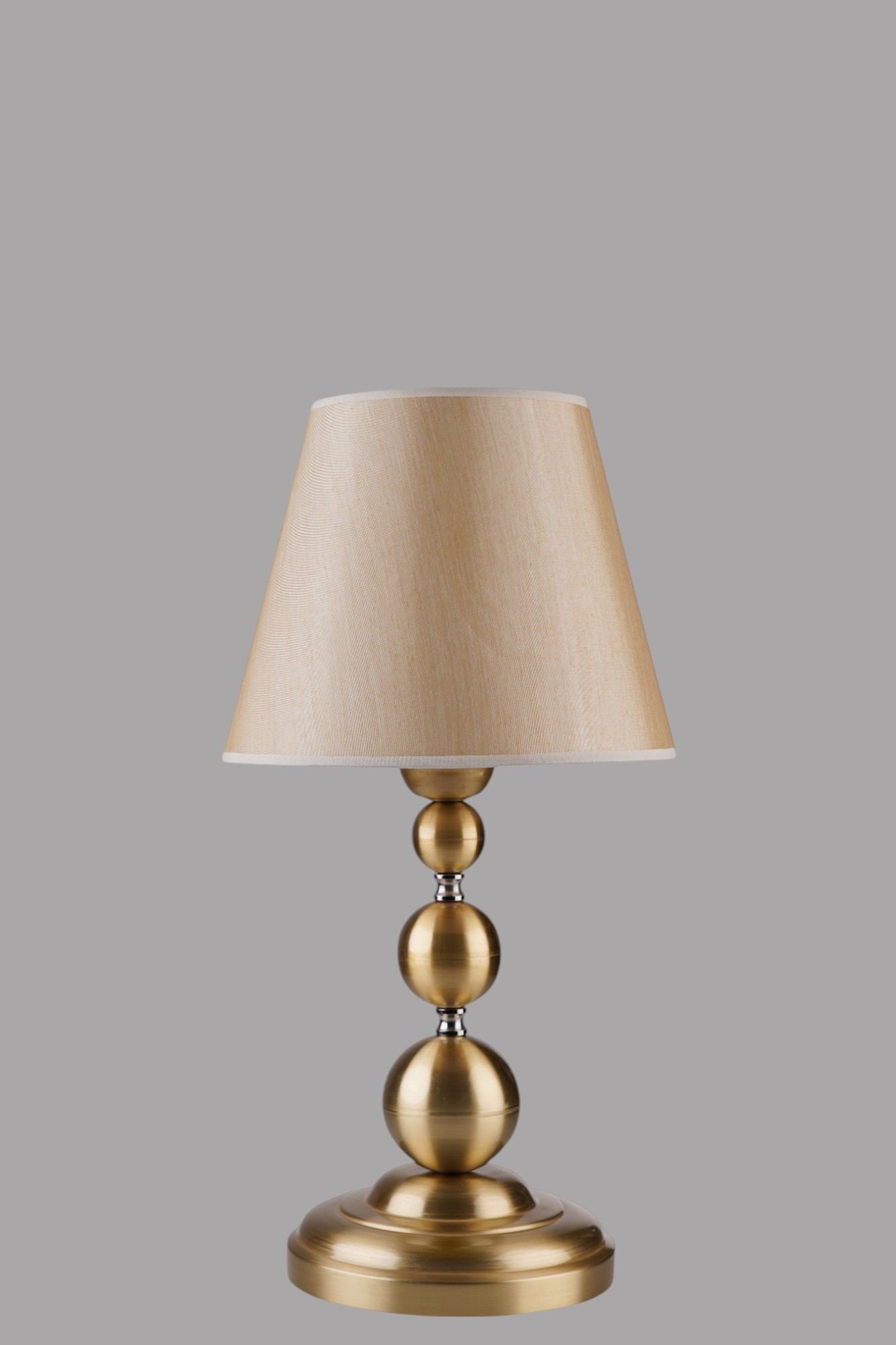 Stolna lampa 519, bež, zlatna