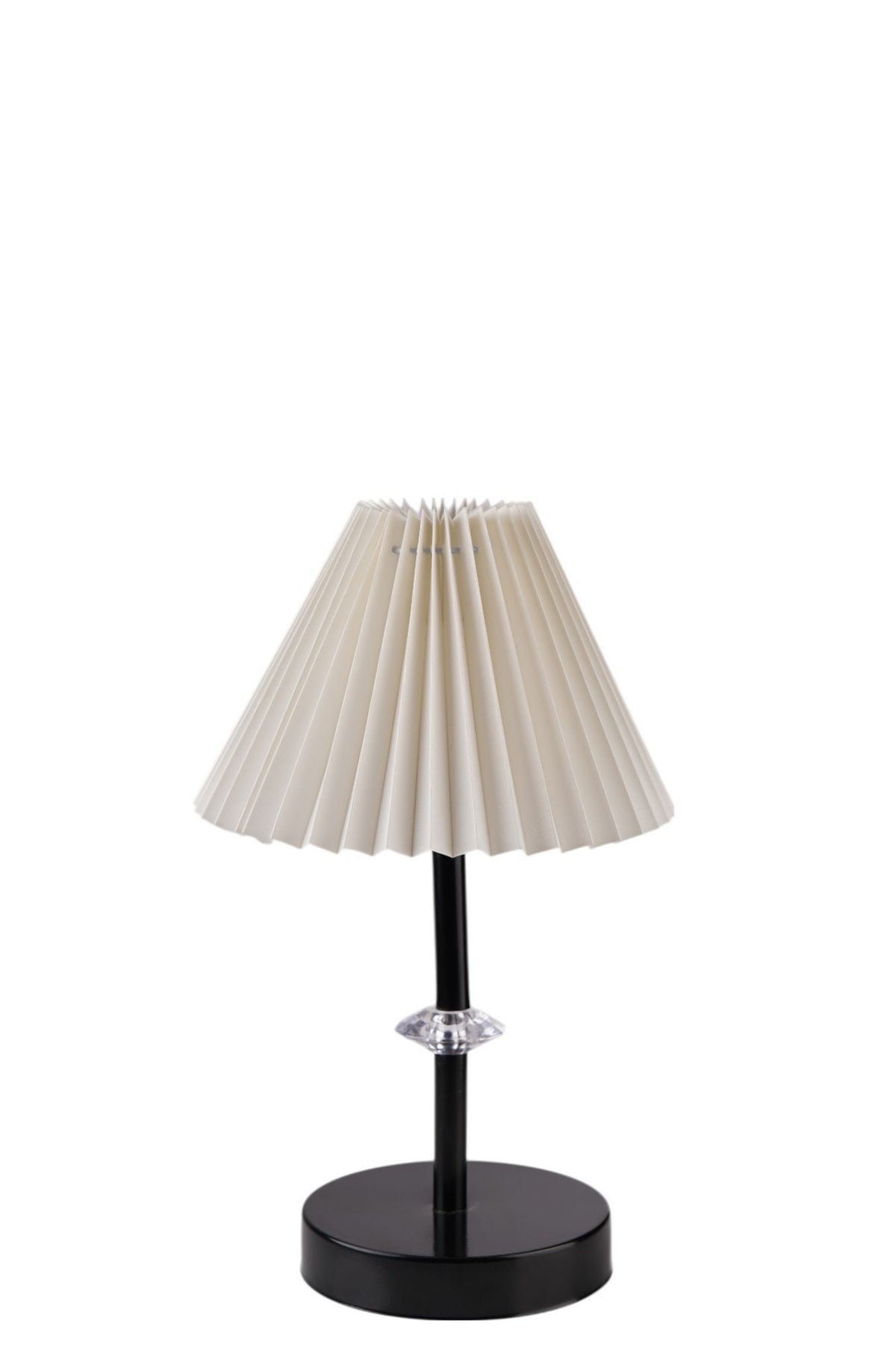 Stolna lampa 526, krem, crna