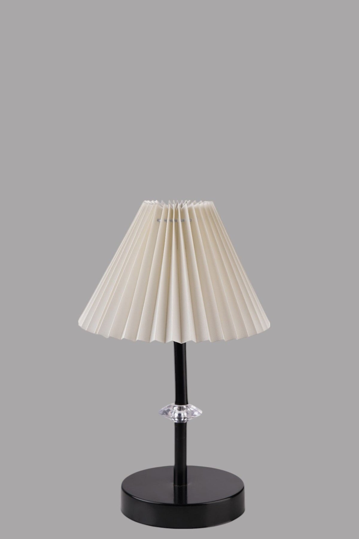 Stolna lampa 526, krem, crna