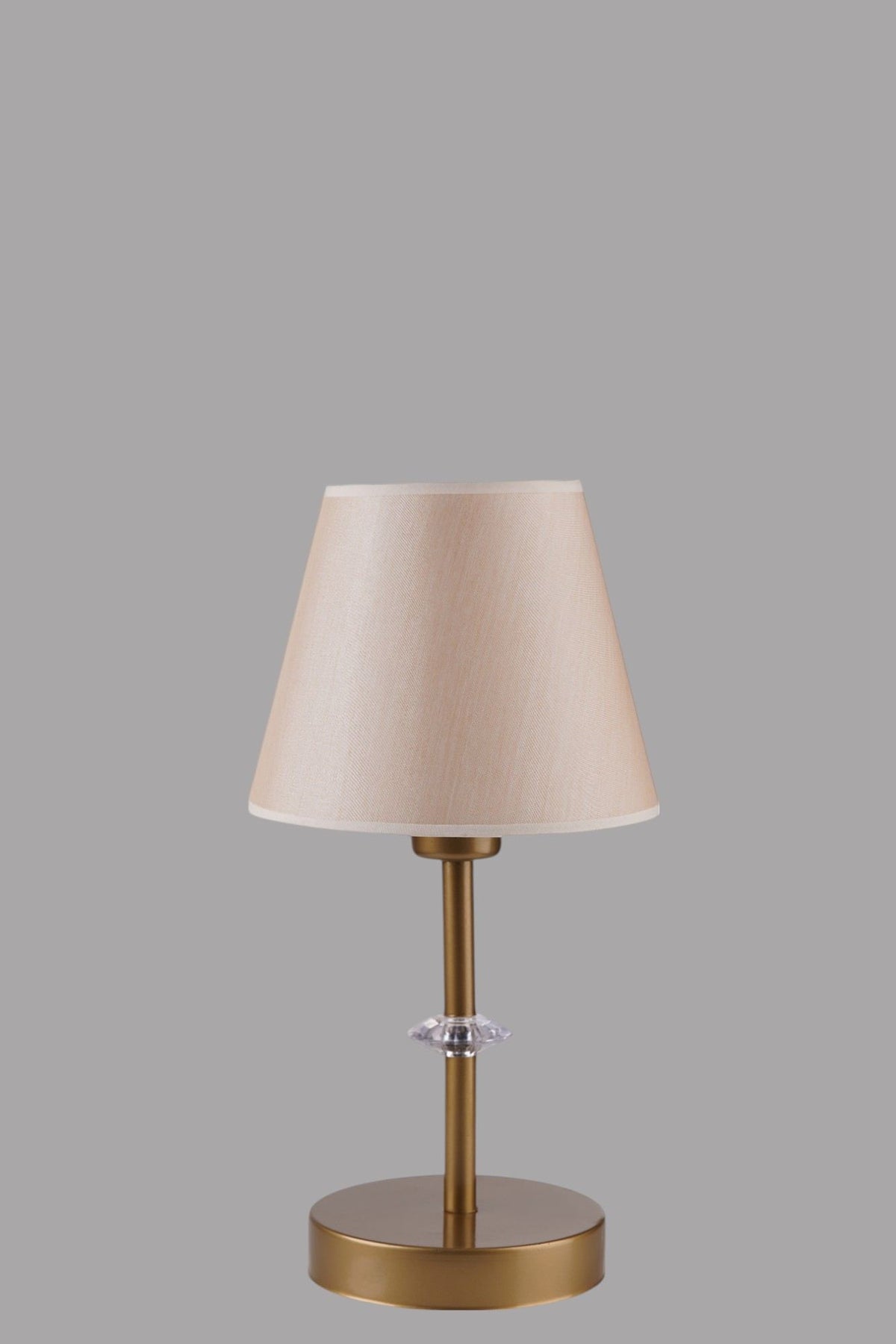 Stolna lampa 557, bež, zlatna