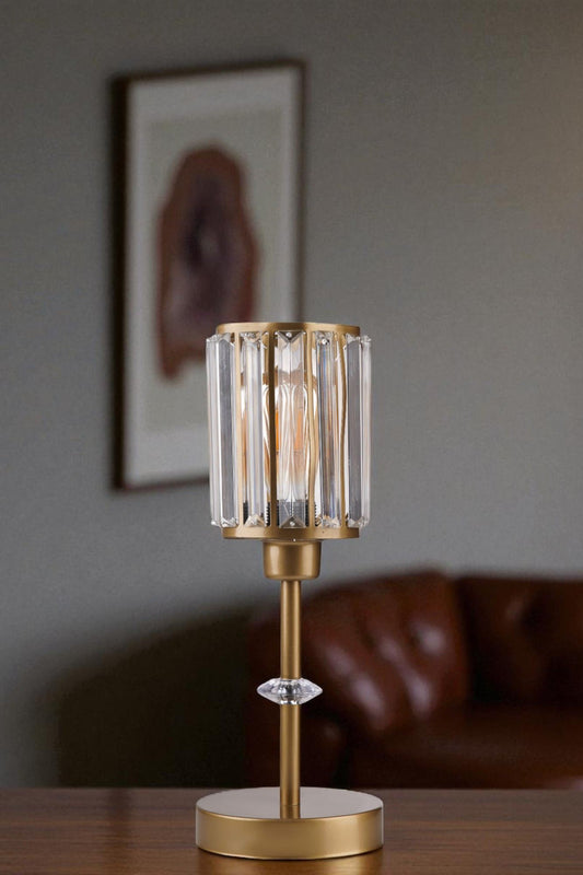 Stolna lampa 601, zlatna
