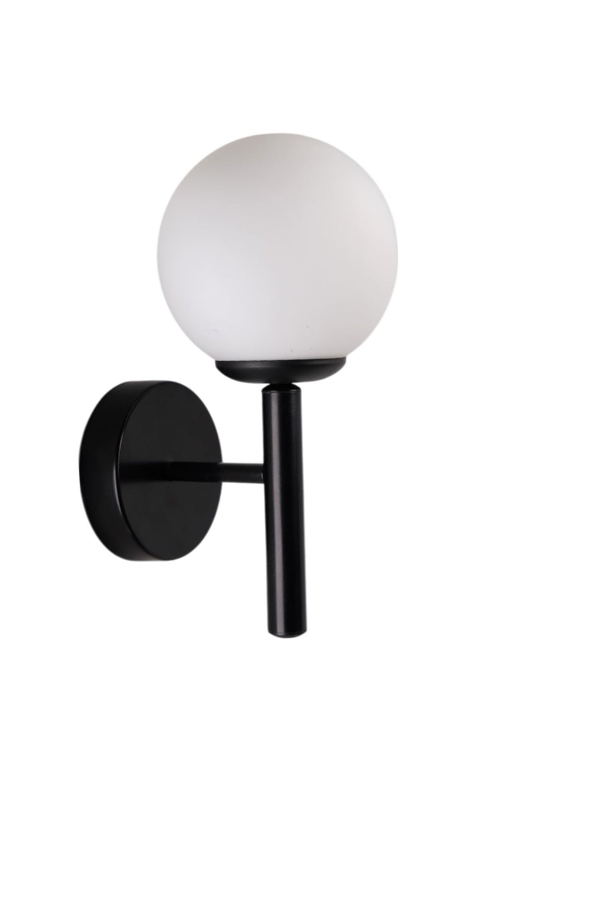 Zidna lampa 632, bijela, crna