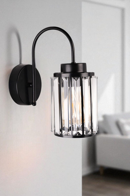 Zidna lampa 762, crna