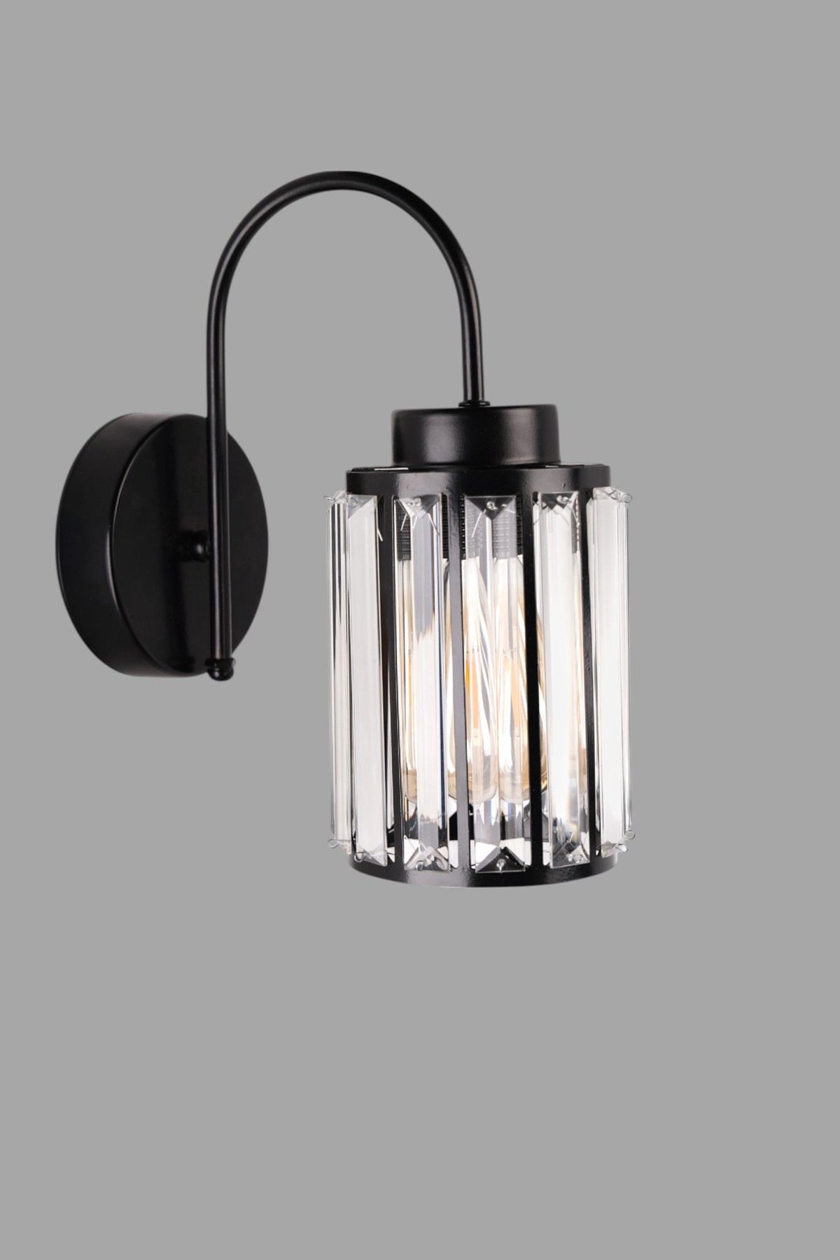 Zidna lampa 762, crna