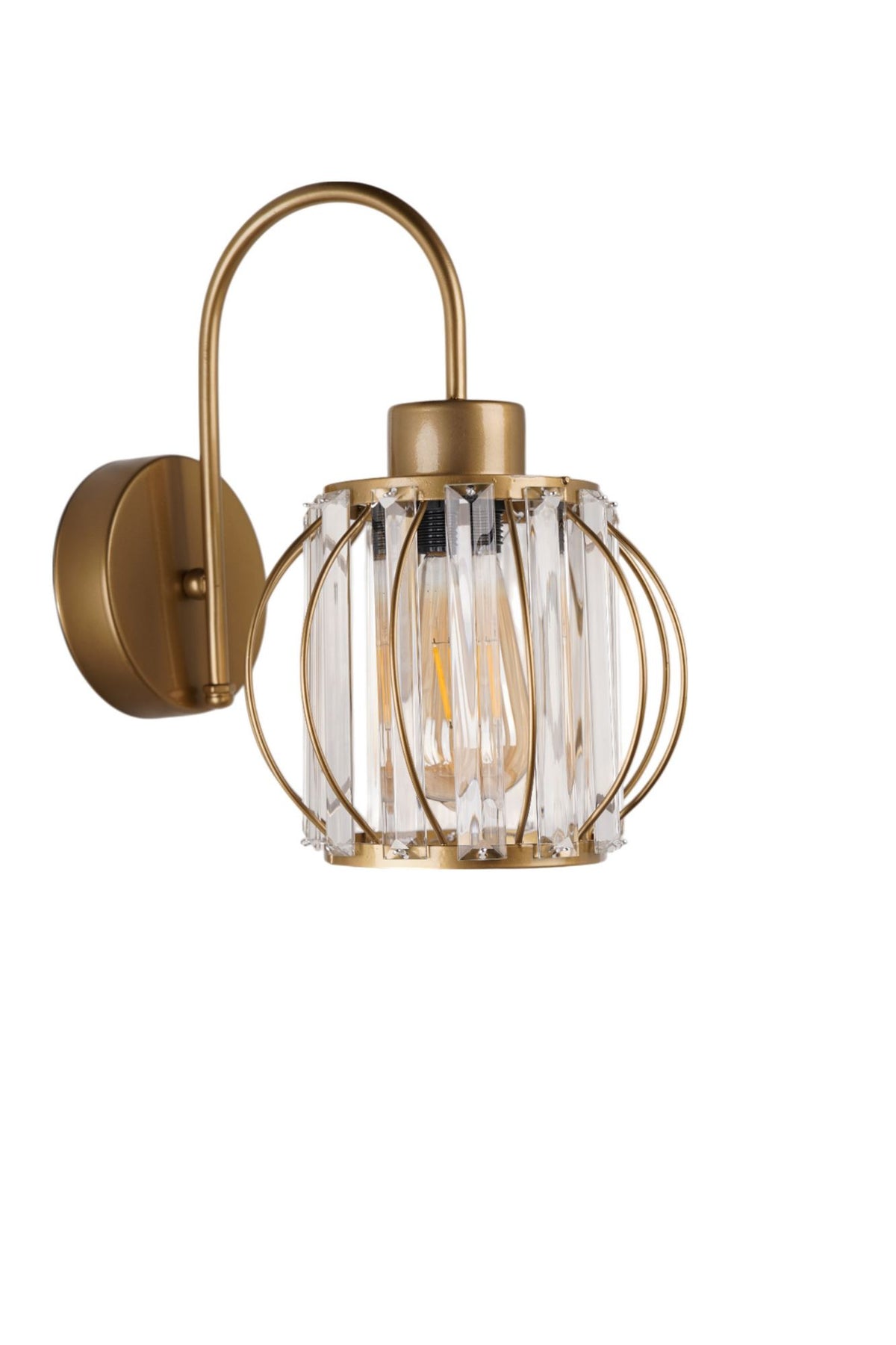 Zidna lampa 793, zlatna