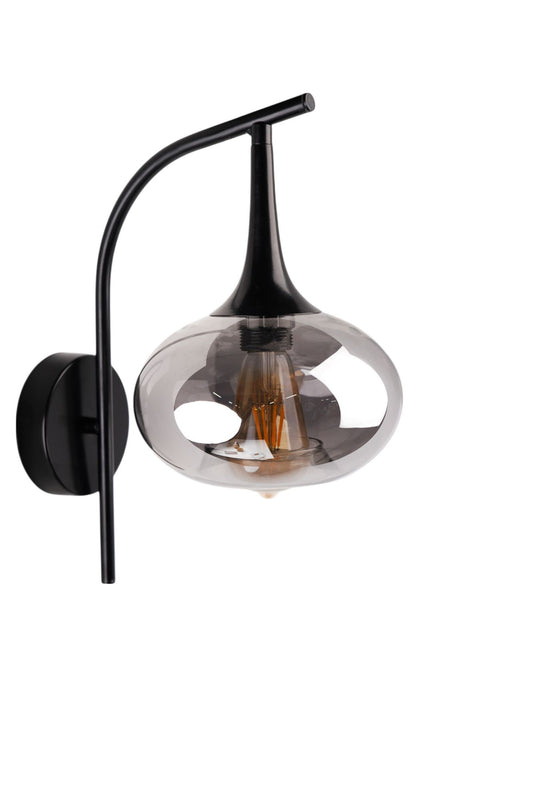 Zidna lampa 816, siva, crna