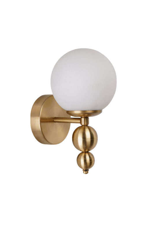 Zidna lampa 823, bijela, zlatna