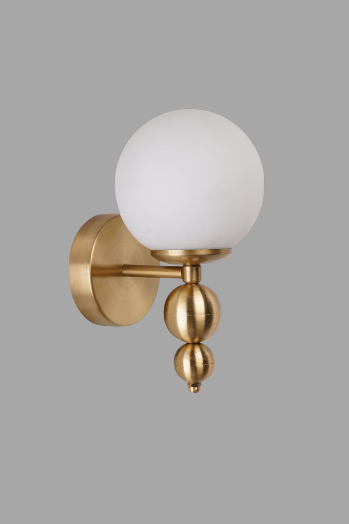 Zidna lampa 823, bijela, zlatna
