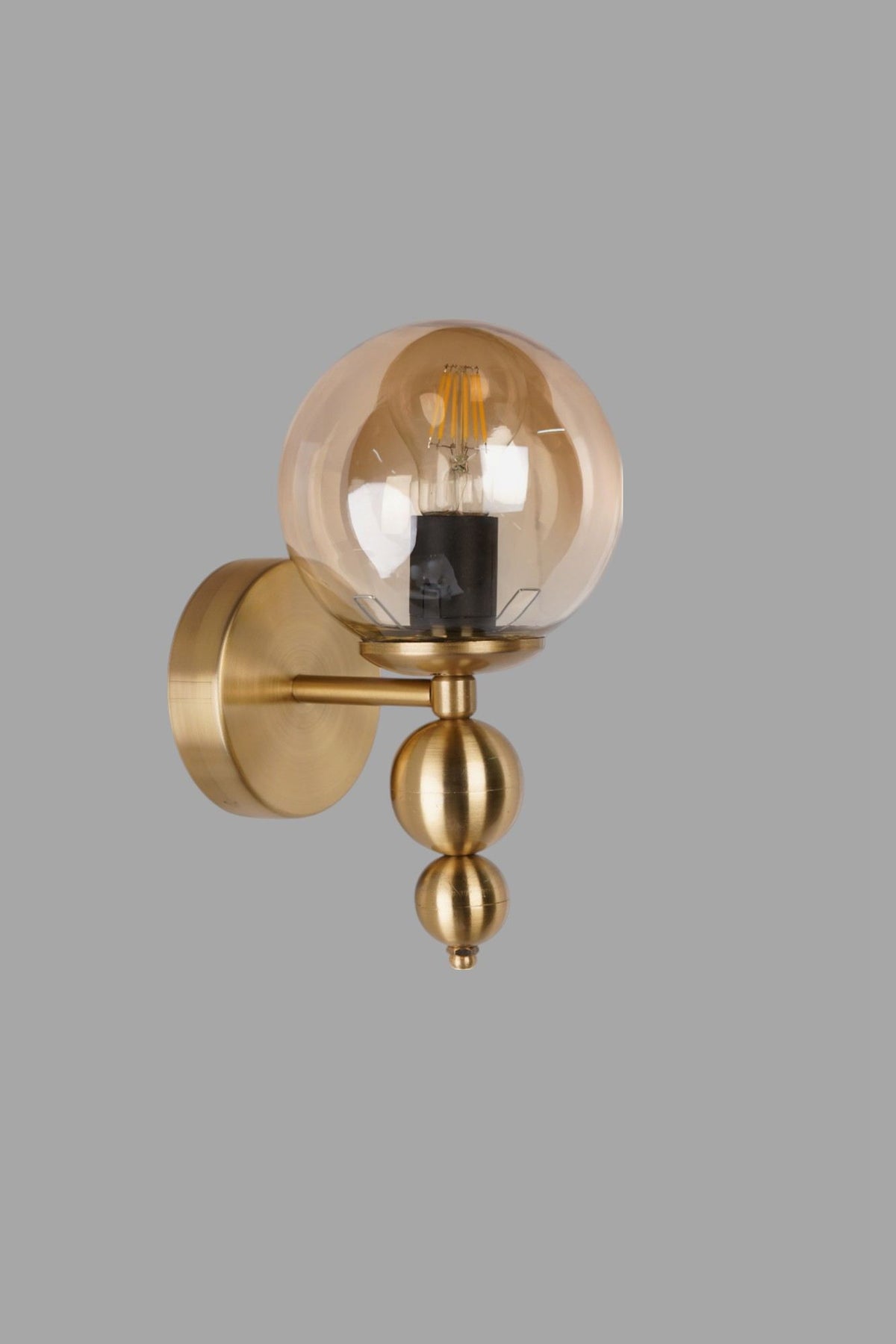 Zidna lampa 830, med, zlatna