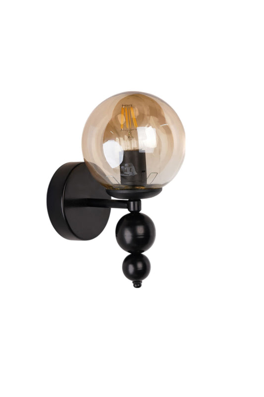 Zidna lampa 854, med, crna