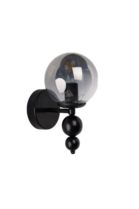 Zidna lampa 861, siva, crna